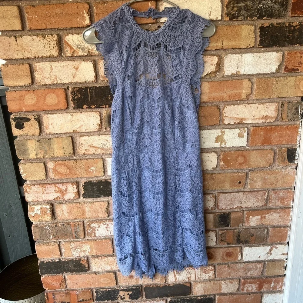 NWT Intimately Free People Daydream Lace dress in lavender - Picture 3 of 10